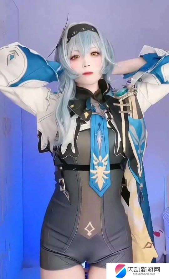 cos原神胡桃白丝 JK胡桃绫华美爆了