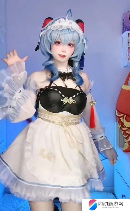 cos原神胡桃白丝 JK胡桃绫华美爆了