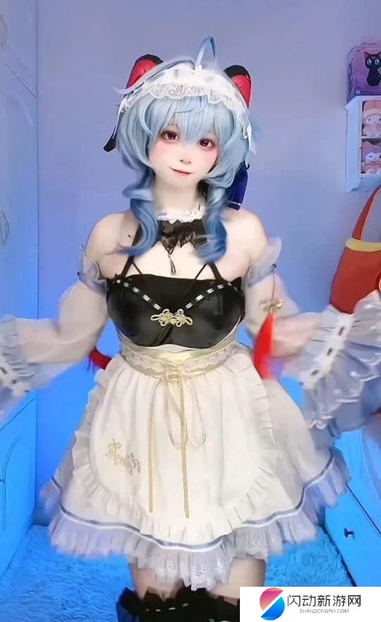cos原神胡桃白丝 JK胡桃绫华美爆了