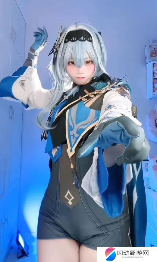 cos原神胡桃白丝 JK胡桃绫华美爆了