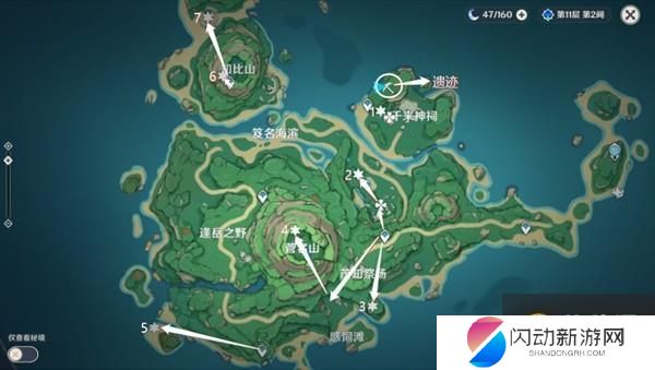 原神千来神祠七个石板位置 原神七块石板位置详细介绍攻略