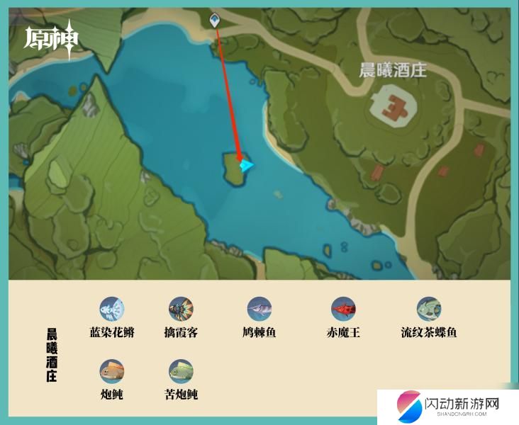 原神钓鱼具体地点 原神钓鱼点位置地图