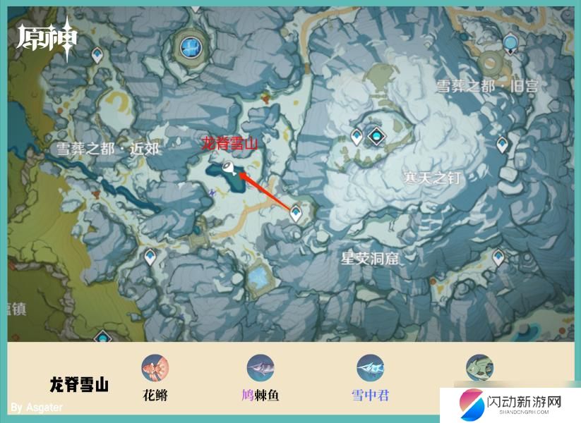 原神钓鱼具体地点 原神钓鱼点位置地图